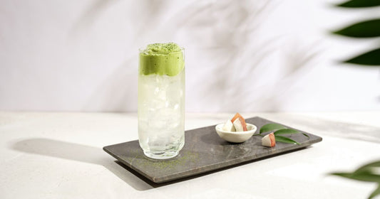 Ice Tea Recipe: Coconut Matcha Dalgona