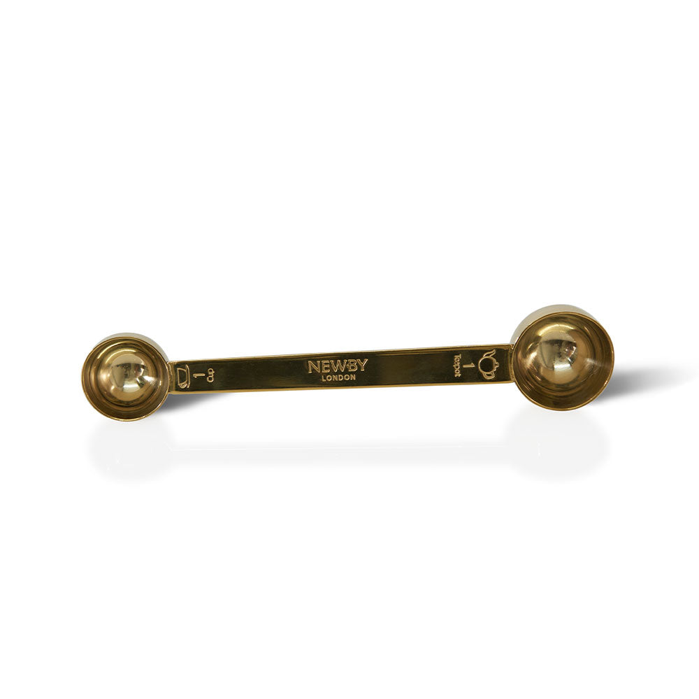 Dual Stainless Steel Scoop - Gold