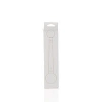 Dual Stainless Steel Scoop - Silver