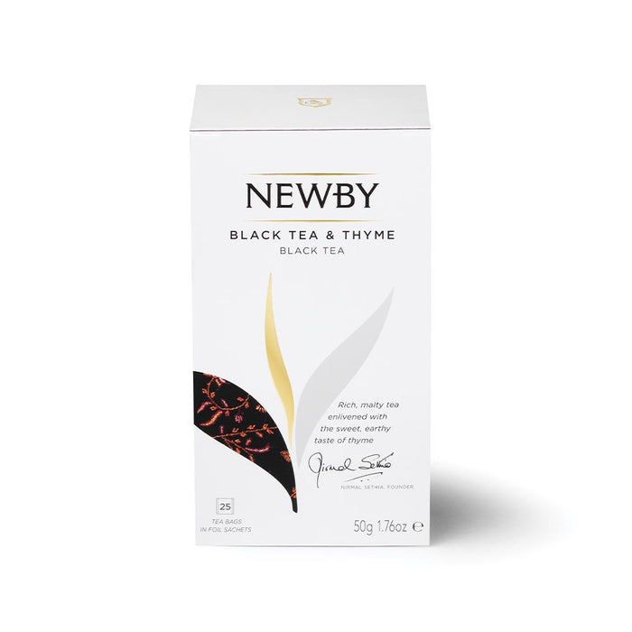 Black Tea and Thyme - 25 Tea Bags